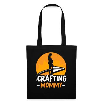 Artisanat Maman Amateur Mère Artisanat - Sac en tissu - noir - Devant