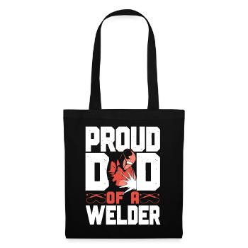 Welder Welding Dad Father Vintage - Tote Bag - black - Front
