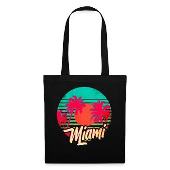 Miami - Sac en tissu - noir - Devant