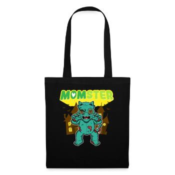 Momster Monster Maman Effrayant Halloween Mommy Costume - Sac en tissu - noir - Devant