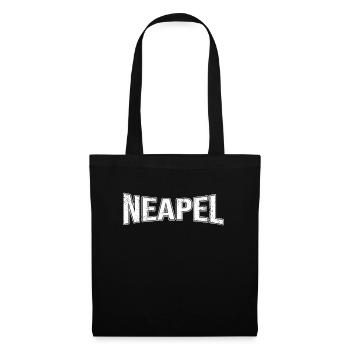 Neapel - Stoffbeutel - Schwarz - Vorne