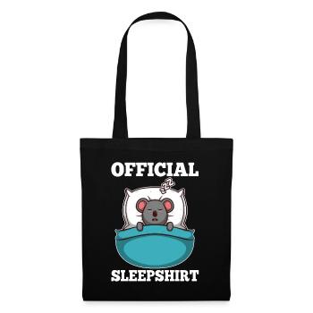 Official Sleeping Shirt Koala - Tote Bag - black - Front
