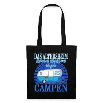 Das Altersheim kann warten, ich gehe campen Opas - Tote Bag - black - Front