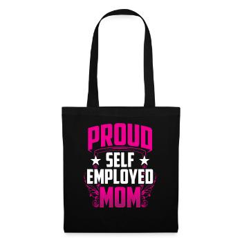 Proud Self-employed mother Self-employed - Tote Bag - black - Front