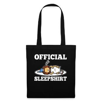 Official sleepshirt lion - Tote Bag - black - Front