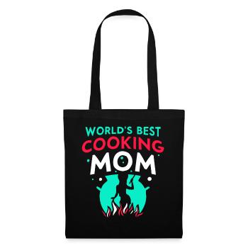 Meilleure mère cuisinière au monde Cooking Mom - Sac en tissu - noir - Devant