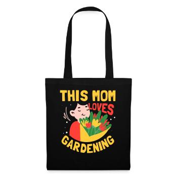 This Mom Loves Garden Mom - Tote Bag - black - Front