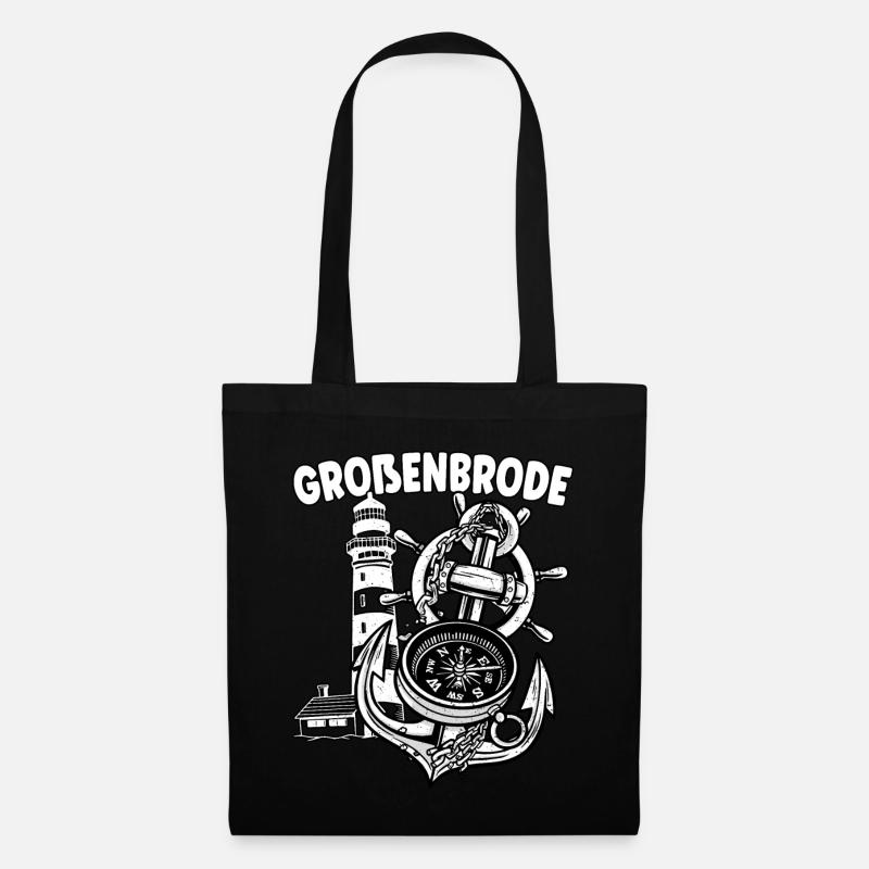 Großenbrode - Stoffbeutel - Schwarz