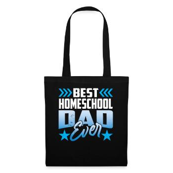 Best Homeschool Papa Ever Homeschooling - Tote Bag - black - Front