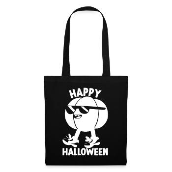 Fête d’Halloween Halloween Citrouille Joyeux Halloween - Sac en tissu - noir - Devant