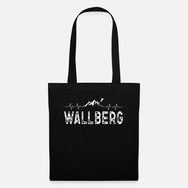 Skifahren Ski Wallberg - Stoffbeutel - Schwarz
