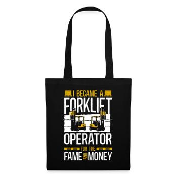 Certified Forklift Truck Operator - Tote Bag - black - Front