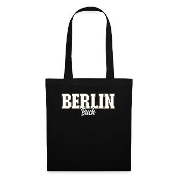 Berlin Buch - Stoffbeutel - Schwarz - Vorne