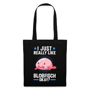 I like blobfish ugly fish memes - Tote Bag - black - Front