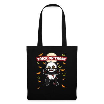 Trick Or Treat Scary Creepy Halloween Monster - Stoffbeutel - Schwarz - Vorne