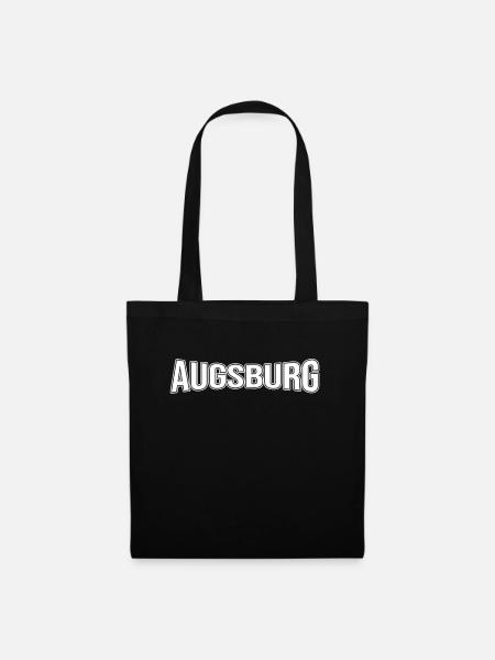 Augsburg - Stoffbeutel - Schwarz