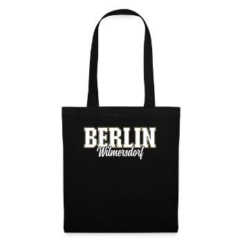 Berlin Wilmersdorf - Stoffbeutel - Schwarz - Vorne