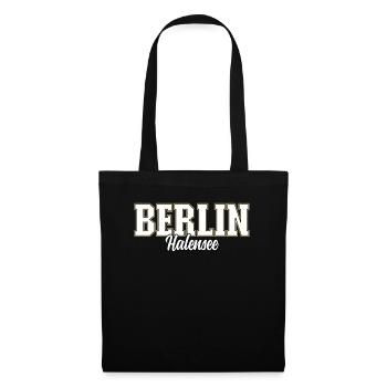 Berlin Halensee - Stoffbeutel - Schwarz - Vorne