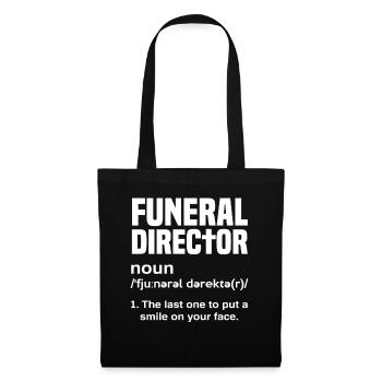 Croque-mort - Sac en tissu - noir - Devant
