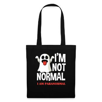 Ghost Paranormal Spell Cadeau Chasseur de Fantômes - Sac en tissu - noir - Devant