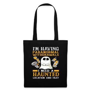 Ghost Hunt Paranormal Hauntings - Tote Bag - black - Front