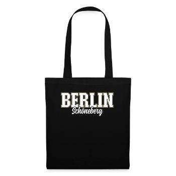 Berlin Schöneberg - Stoffbeutel - Schwarz - Vorne