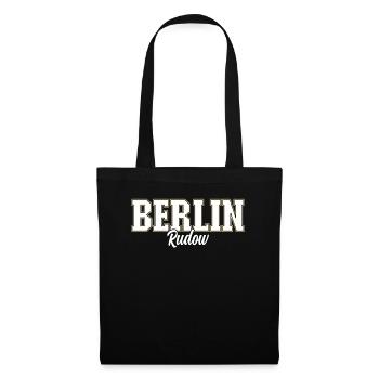 Berlin Rudow - Stoffbeutel - Schwarz - Vorne