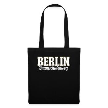 Berlin Baumschulenweg - Stoffbeutel - Schwarz - Vorne