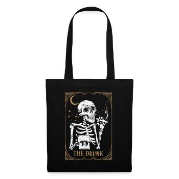 Tarot Card Occult Club Gothic Vice Drinker Drunk - Stoffbeutel - Schwarz - Vorne