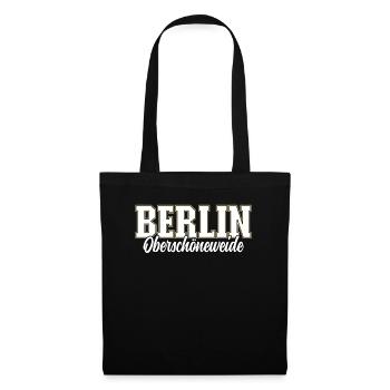 Berlin Oberschöneweide - Stoffbeutel - Schwarz - Vorne