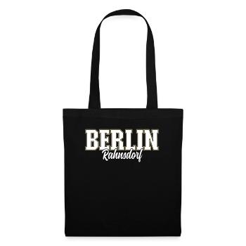 Berlin Rahnsdorf - Stoffbeutel - Schwarz - Vorne