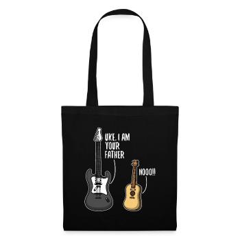 Uke i am your father - Stoffbeutel - Schwarz - Vorne