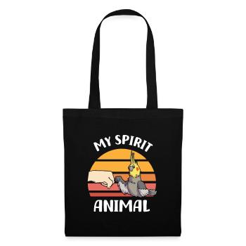 Cockatiel - Tote Bag - black - Front