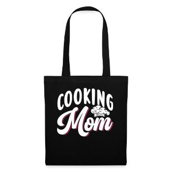 Cuisiner Maman Mère Cuisinière Cuisiner Cuisiner - Sac en tissu - noir - Devant