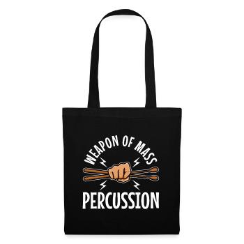 Armes de percussion de masse - Sac en tissu - noir - Devant