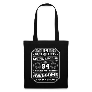94 Birthday 94 years Man 94 years legendary 94 - Tote Bag - black - Front