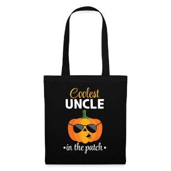 Halloween Coolest Uncle In The Patch I Uncle Pumpk - Stoffbeutel - Schwarz - Vorne