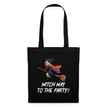 Sorcières à la fête - Sac en tissu - noir - Devant