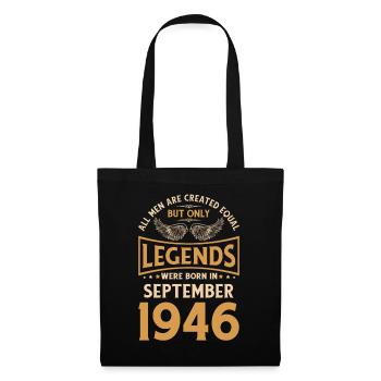 Birthday The Legends were published in September 1946 g - Tote Bag - black - Front