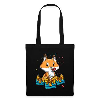 Anniversaire Fuchs - Sac en tissu - noir - Devant