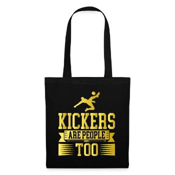 Kickers Are People Too 15 - Stoffbeutel - Schwarz - Vorne