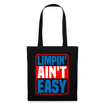 Limpin' Ain't Easy 17 - Stoffbeutel - Schwarz - Vorne