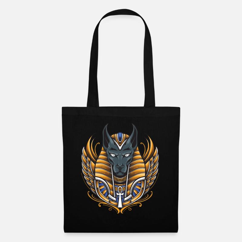 Ägypten Anubis Horus Pyramide Pharao - Stoffbeutel - Schwarz
