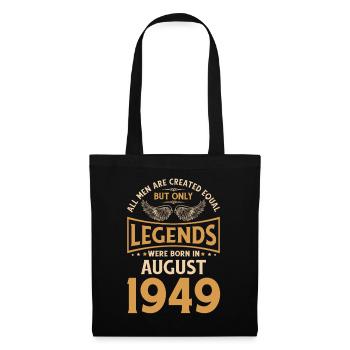 Anniversaire Les légendes ont été gebo en août 1949 - Sac en tissu - noir - Devant