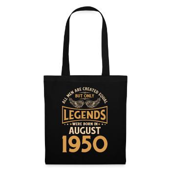 Anniversaire Les légendes étaient gebo en août 1950 - Sac en tissu - noir - Devant