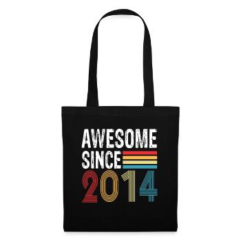 Awesome Since 2014 Birthday 2014 Vintage 2014 - Tote Bag - black - Front