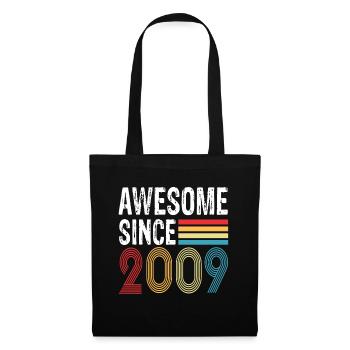 Awesome Since 2009 Birthday 2009 Vintage 2009 - Tote Bag - black - Front