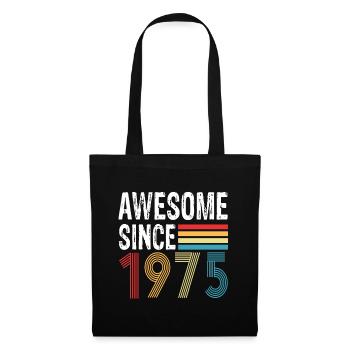 Génial depuis 1975 Anniversaire 1975 Millésime 1975 - Sac en tissu - noir - Devant