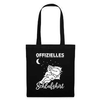 Offizielles Axolotl Schlafshirt Cute Axolotl Lover - Stoffbeutel - Schwarz - Vorne