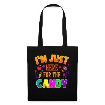 I'm Just Here For The Candy Sweets Halloween - Tote Bag - black - Front